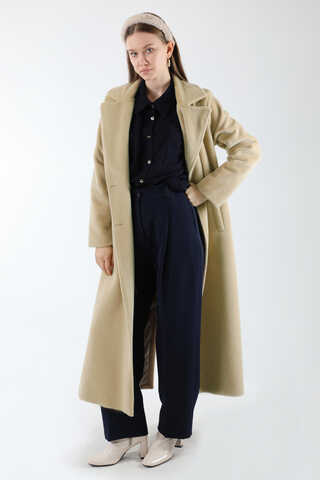 Kısa Tüylü Oversize Kaban Taş - 5