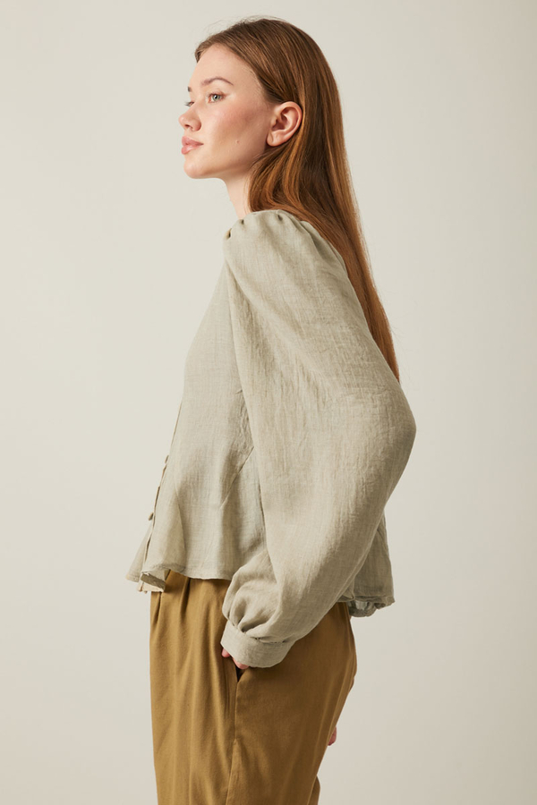 Kısa Vual Gömlek Taş - 8