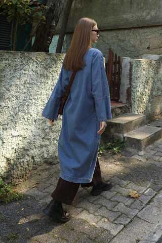 Klasik Denim Kap Açık Mavi - 9