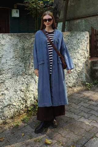 Klasik Denim Kap Açık Mavi - 2