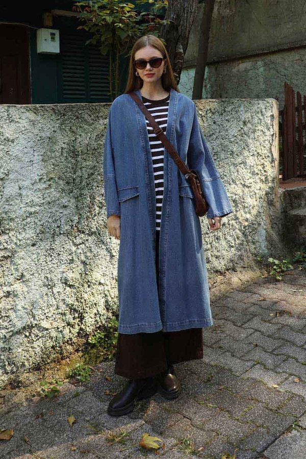 Klasik Denim Kap Açık Mavi - 2