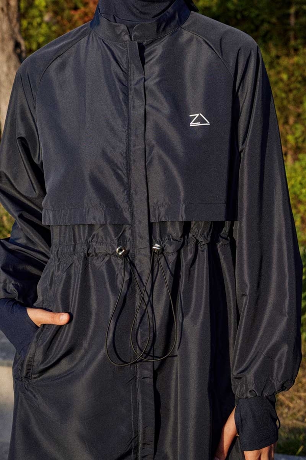 Klasik Tesettür Mayo Takımı Koyu Lacivert - 16