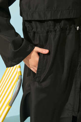 Klasik Tesettür Mayo Takımı Siyah - 10