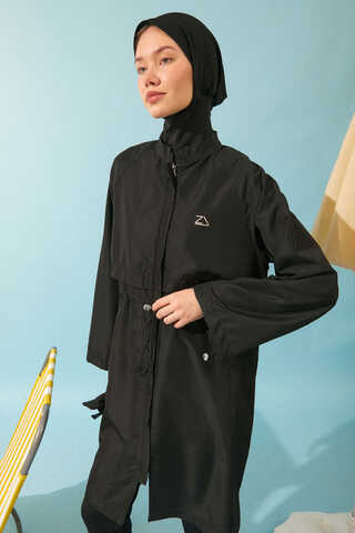 Klasik Tesettür Mayo Takımı Siyah - 6