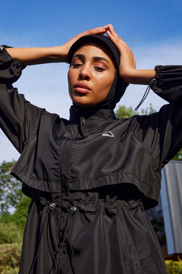 Klasik Tesettür Mayo Takımı Siyah - 17