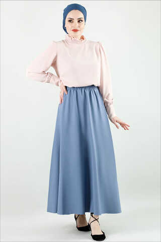 Kloş Etek Bebe Mavisi - 1