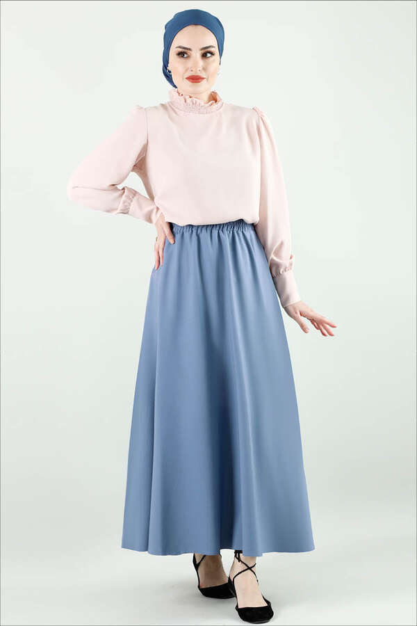 Kloş Etek Bebe Mavisi - 1