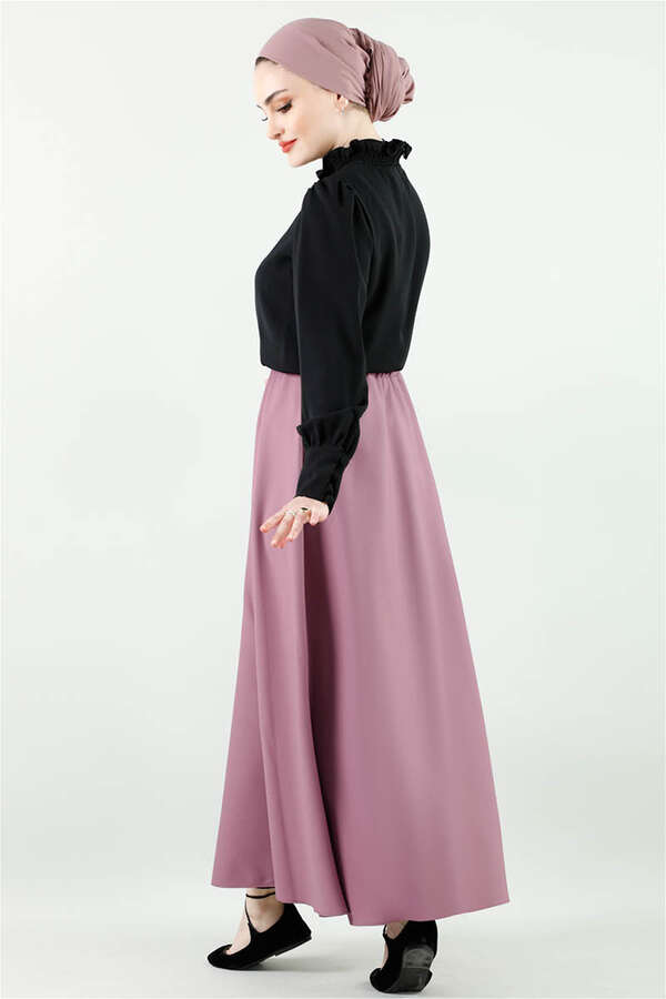 Kloş Etek Gül Kurusu - 3