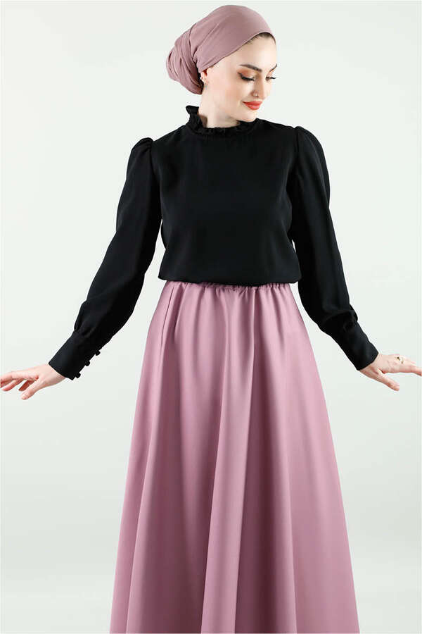 Kloş Etek Gül Kurusu - 2