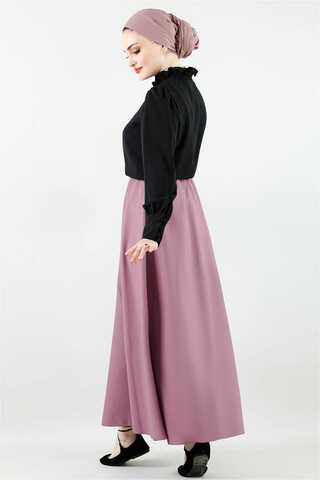 Kloş Etek Gül Kurusu - 3