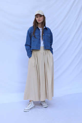 Kloş Keten Etek Taş - 1