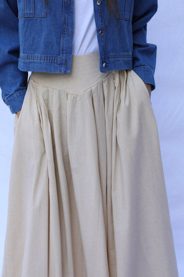 Kloş Keten Etek Taş - 5