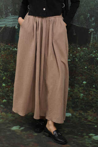 Kloş Müslin Etek Vizon - 3