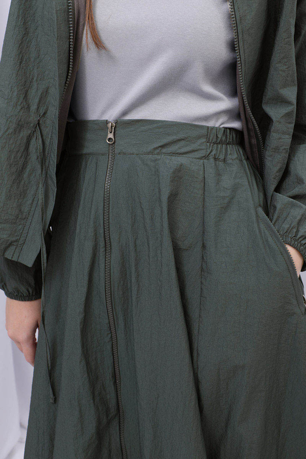 Kloş Paraşüt Etek Takım Füme - 3