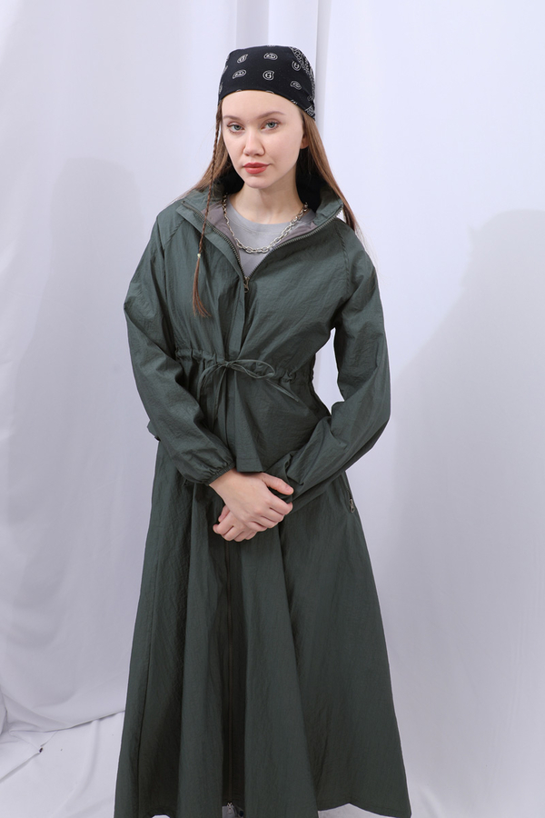 Kloş Paraşüt Etek Takım Füme - 7