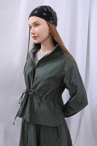 Kloş Paraşüt Etek Takım Füme - 8