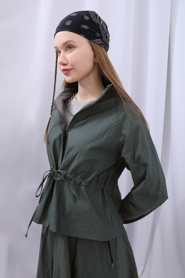 Kloş Paraşüt Etek Takım Füme - 8