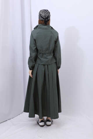 Kloş Paraşüt Etek Takım Füme - 10