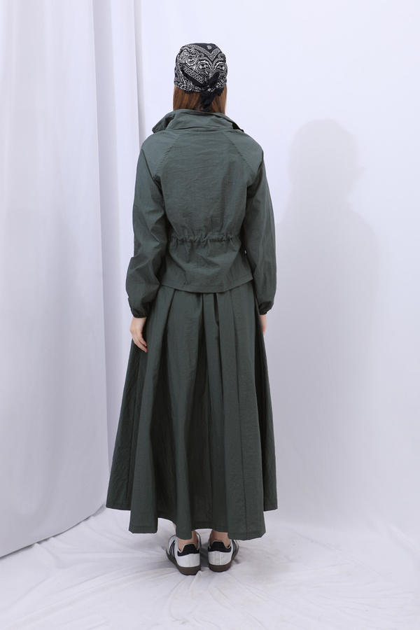 Kloş Paraşüt Etek Takım Füme - 10