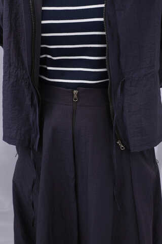 Kloş Paraşüt Etek Takım Lacivert - 16