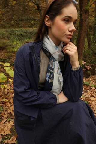 Kloş Paraşüt Etek Takım Lacivert - 6