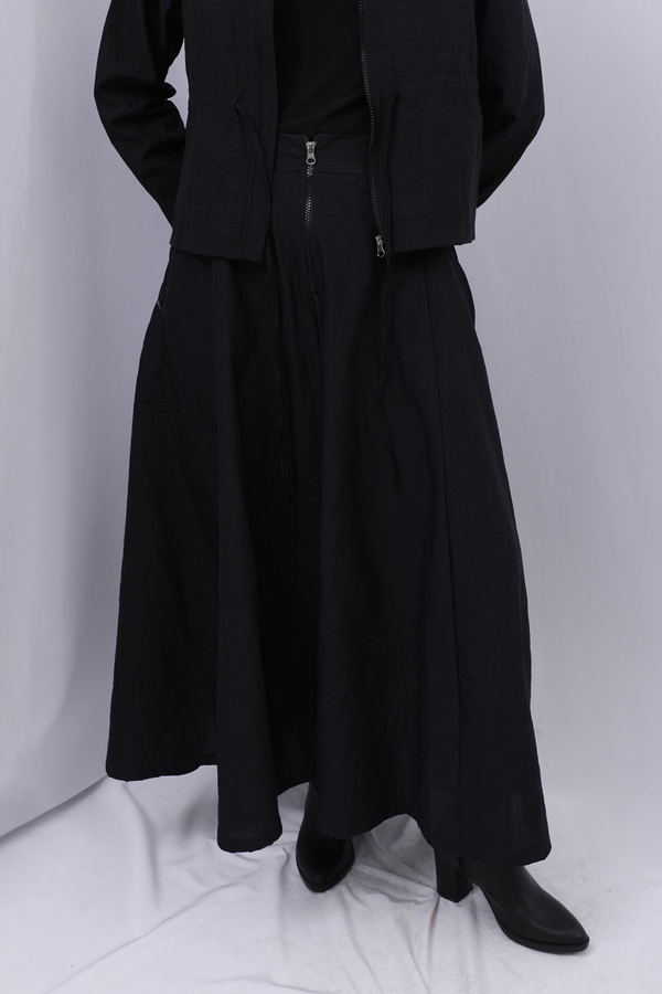 Kloş Paraşüt Etek Takım Siyah - 4