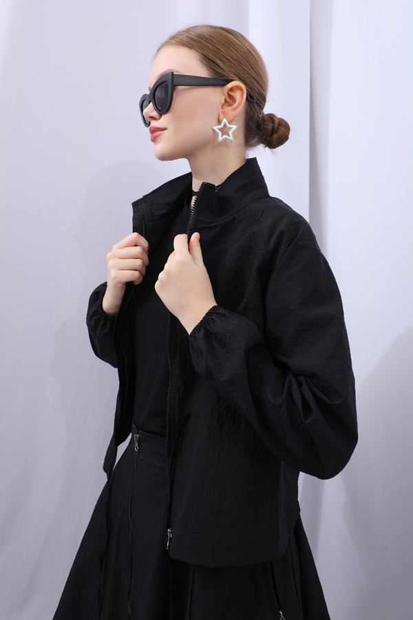 Kloş Paraşüt Etek Takım Siyah - 6