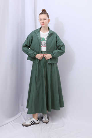 Kloş Paraşüt Etek Takım Zümrüt - 15