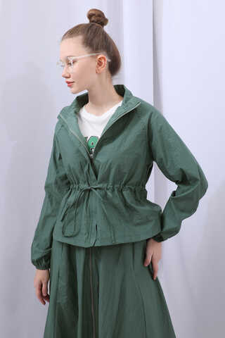 Kloş Paraşüt Etek Takım Zümrüt - 23