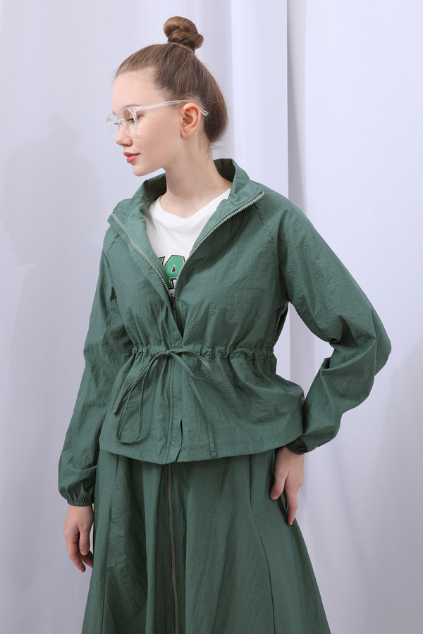 Kloş Paraşüt Etek Takım Zümrüt - 23