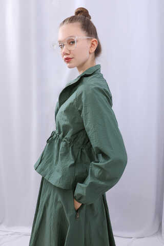 Kloş Paraşüt Etek Takım Zümrüt - 22