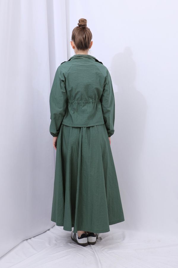 Kloş Paraşüt Etek Takım Zümrüt - 25