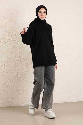 Knitted Sweat Black - 1