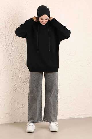 Knitted Sweat Black - 2