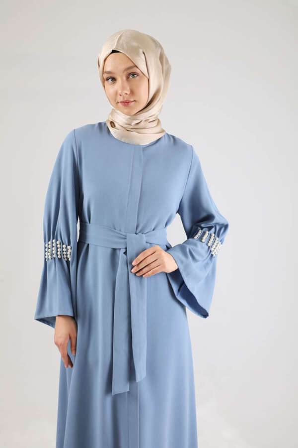 Kolları İncili Ferace Bebe Mavisi - 2