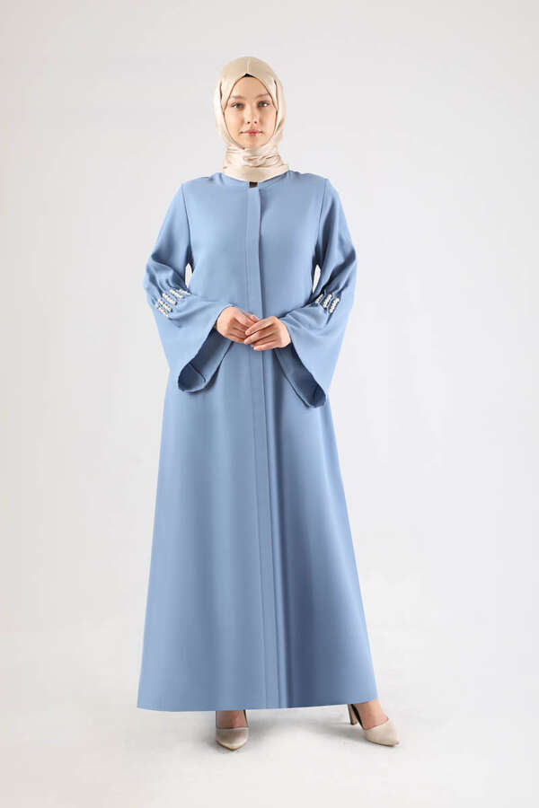 Kolları İncili Ferace Bebe Mavisi - 3