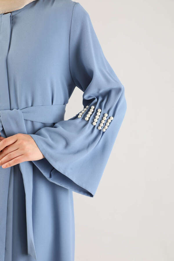 Kolları İncili Ferace Bebe Mavisi - 4