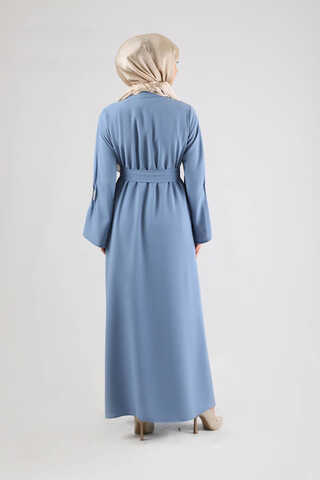 Kolları İncili Ferace Bebe Mavisi - 5