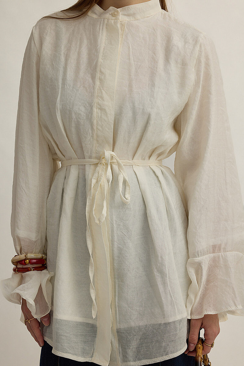 Kolu Volanlı Tunik Taş - 9