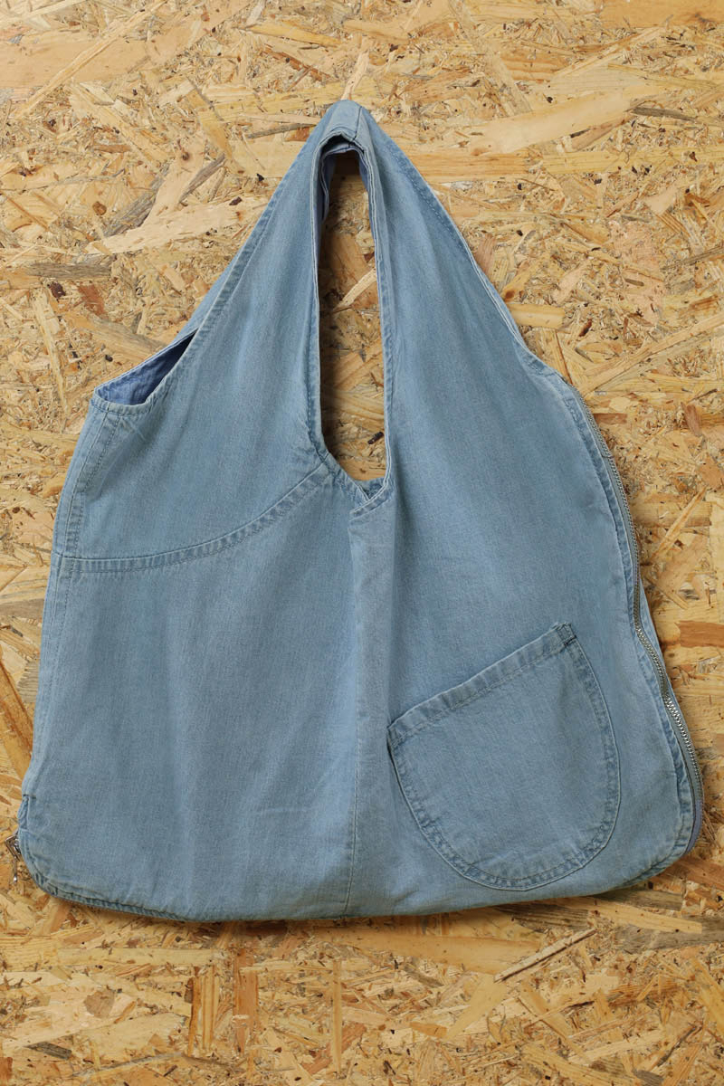 Kot Yelek Çanta Açık Mavi