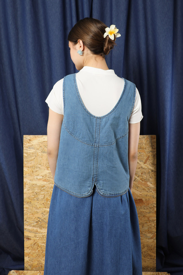 Kot Yelek Çanta Mavi - 10