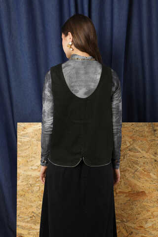 Kot Yelek Çanta Siyah - 9