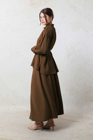 Krep Etek Takım Acı Kahve - 7