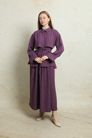 Krep Etek Takım Mor - 2