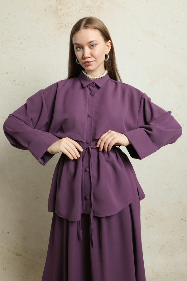 Krep Etek Takım Mor - 4