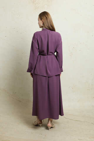 Krep Etek Takım Mor - 7