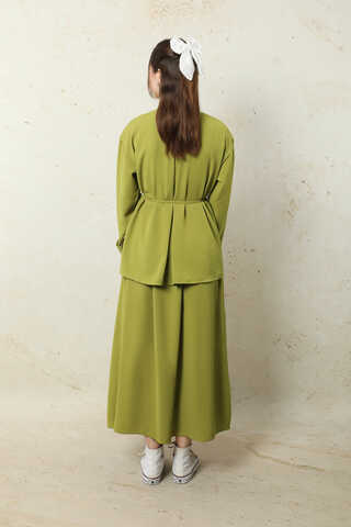 Krep Etek Takım Yağ Yeşili - 7