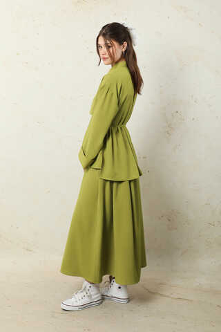 Krep Etek Takım Yağ Yeşili - 6