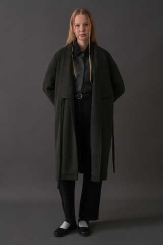 Kruvaze Bağlamalı Kaban Füme - 9