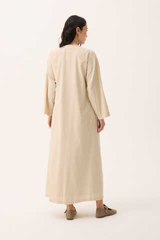 Kruvaze Dehna Abaya Takım Taş - 13